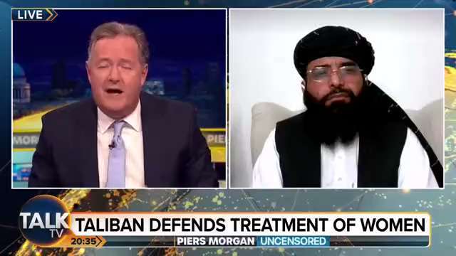 Talk TV interview Tommy Robinson? Big no no.

Interview the Taliban? Yeah why not 😂