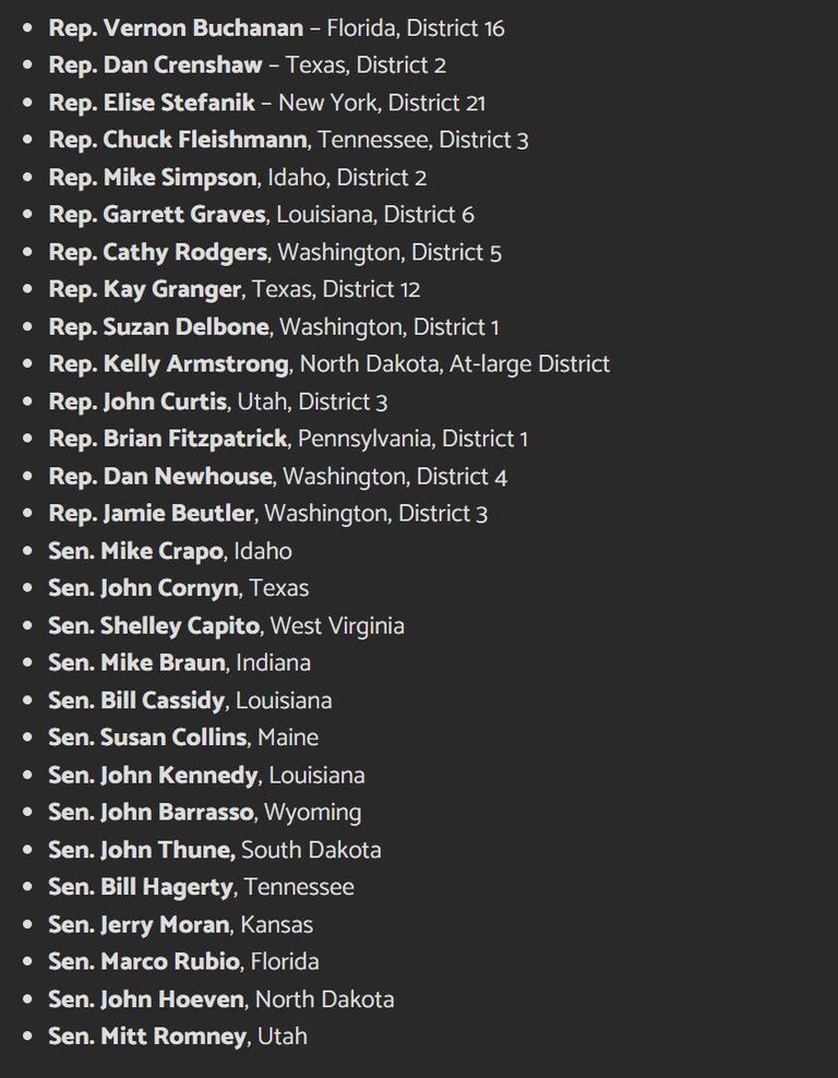 Here's a full list of the
Congressional Republicans
funded by Bill Gates for the
2022 Midterms.