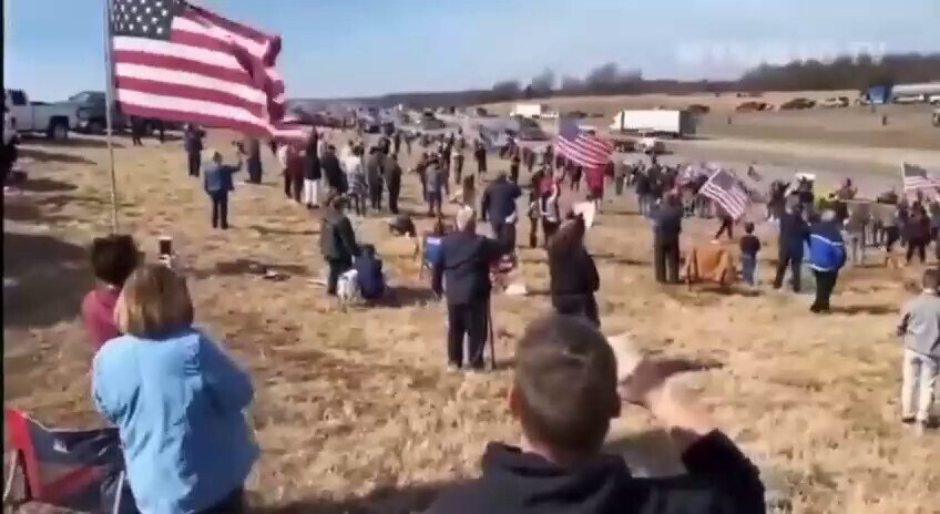 Truckers4Freedom on GETTR : PEOPLS CONVOY HITS FINAL STOP 🇺🇸 Video here ...