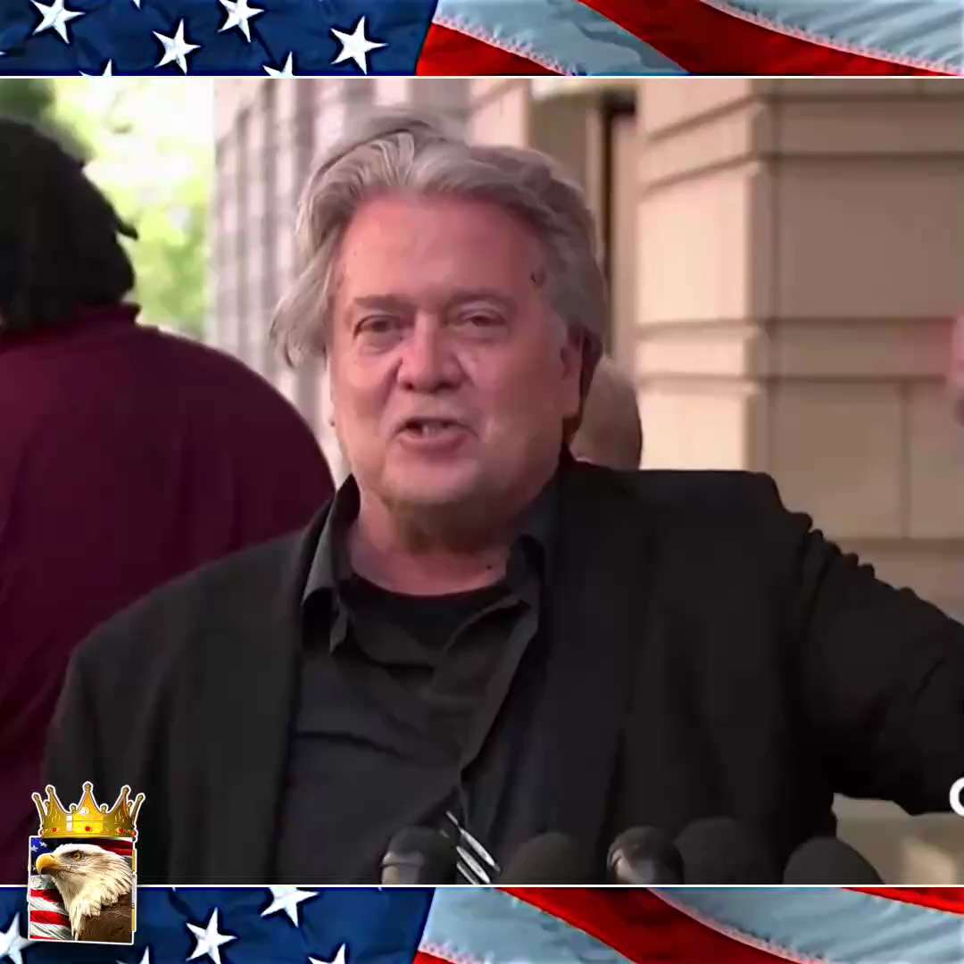 STEVE BANNON: "I stand with TRUMP and the CONSTITUTION!"