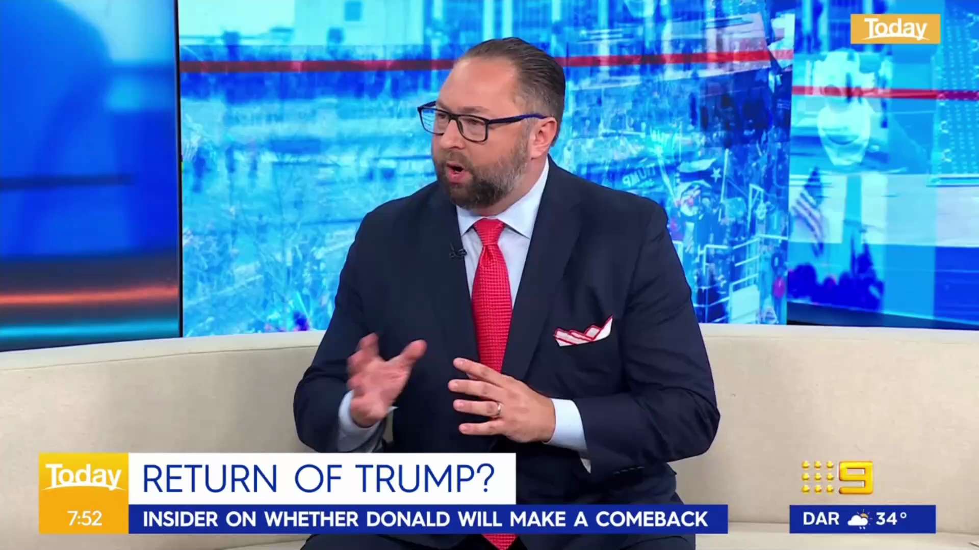 ICYMI: GETTR CEO @JasonMillerinDC joined Channel 9's Today Show to discuss Trump, social media, and the fight for free speech worldwide.

Watch the full interview below!