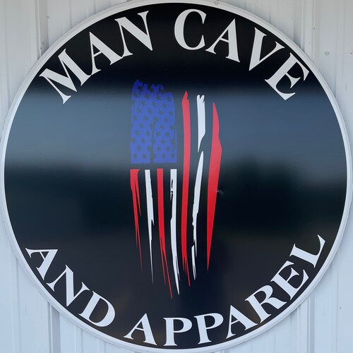 We offer a variety of man cave items, patriotic apparel, and more.