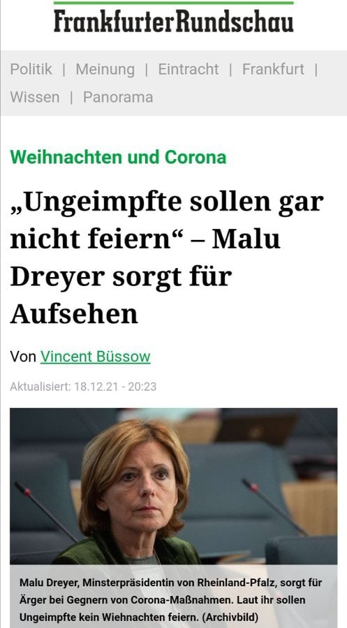 Tweet von Malu Dreyer
Meine Meinung
Wer die Flutopfer nach 4 Monaten immer noch im kalten sitzen läs...