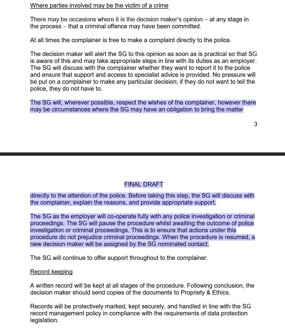 Fairness at Work took years to implement, but this has only taken them months, this entire document ...