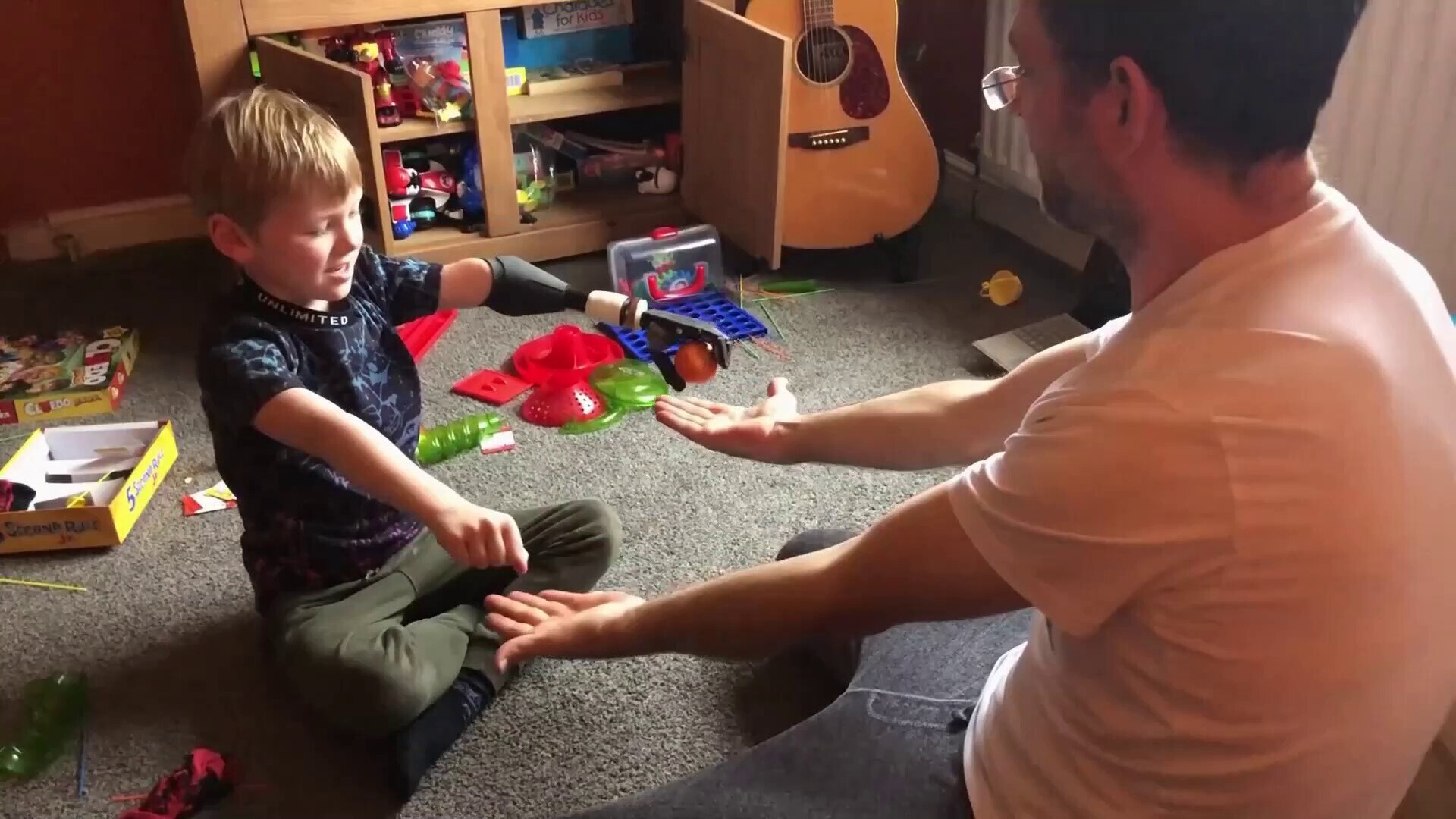 Today I #celebrate 5 years of making #prosthetics for my son.  I put these clips together to mark the occasion  ❤️
Can we get a repost @gettruk? 
#Dedication + #NewSkills + #Technology = #BetterFuture
