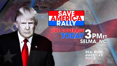 TRUMP RALLY LIVE COVERAGE FROM SELMA NC