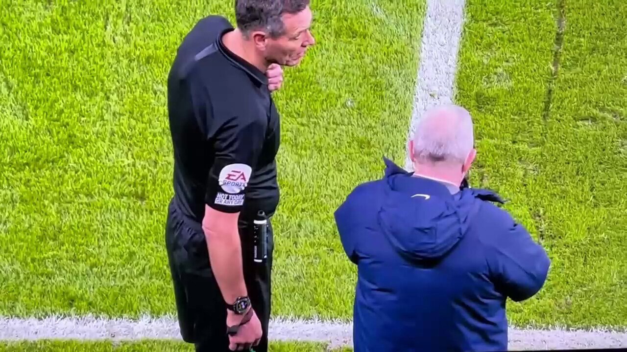 Another supporter down in live match today 
