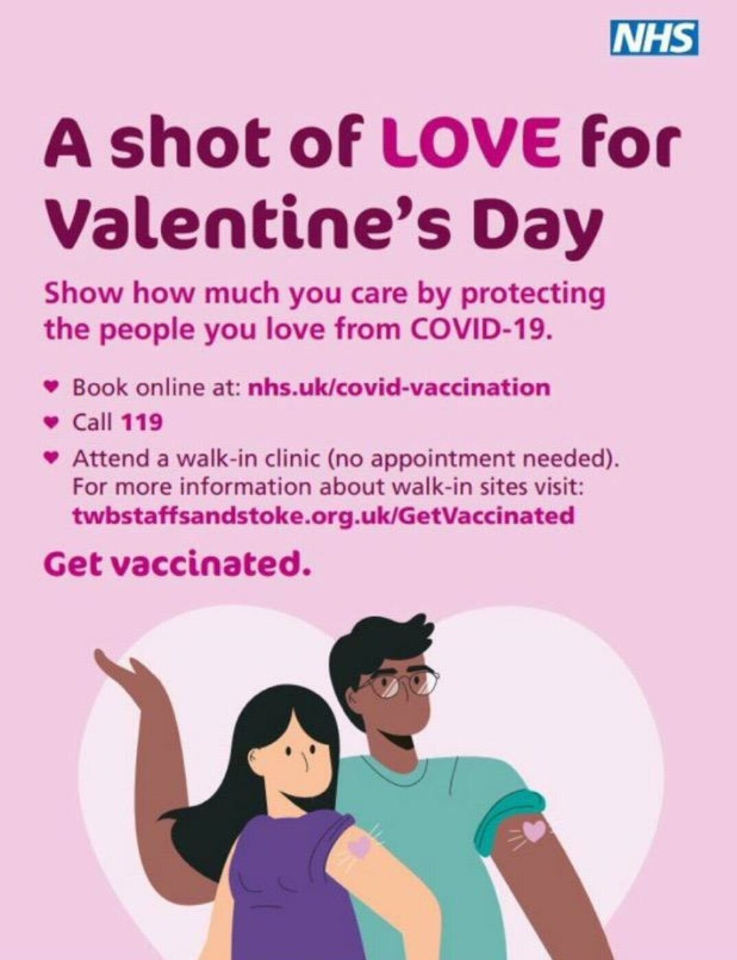 Happy valentine's Day from the NHS 🙄