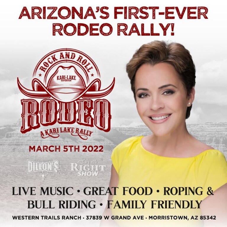 THIS SATURDAY! Join us for a Rodeo Rally. Live music, great food, bull riding, patriotic speakers & more! 🇺🇸
Tickets are almost GONE — get yours now. V