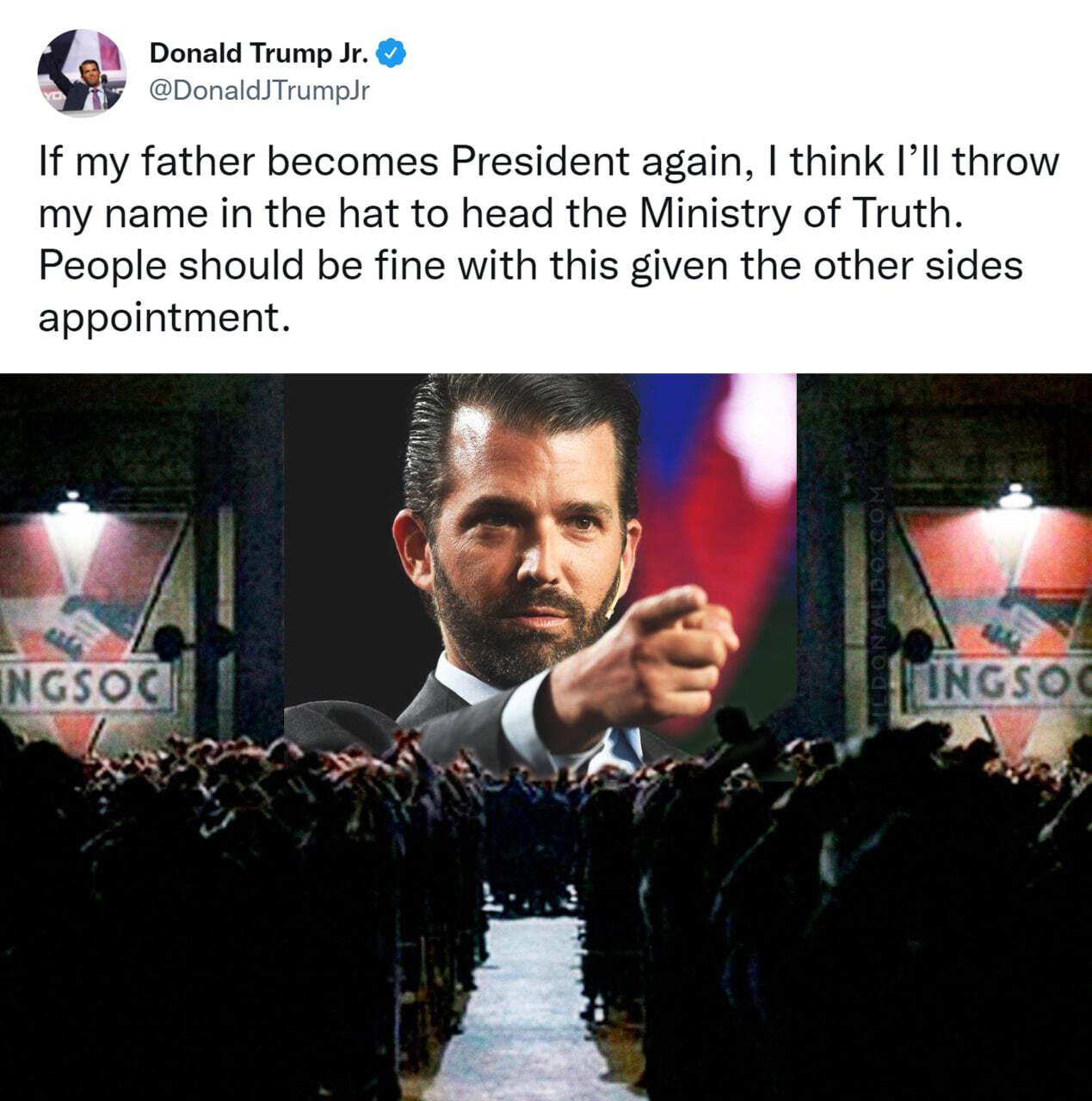 Donald Trump Jr.
🇱🇷😎