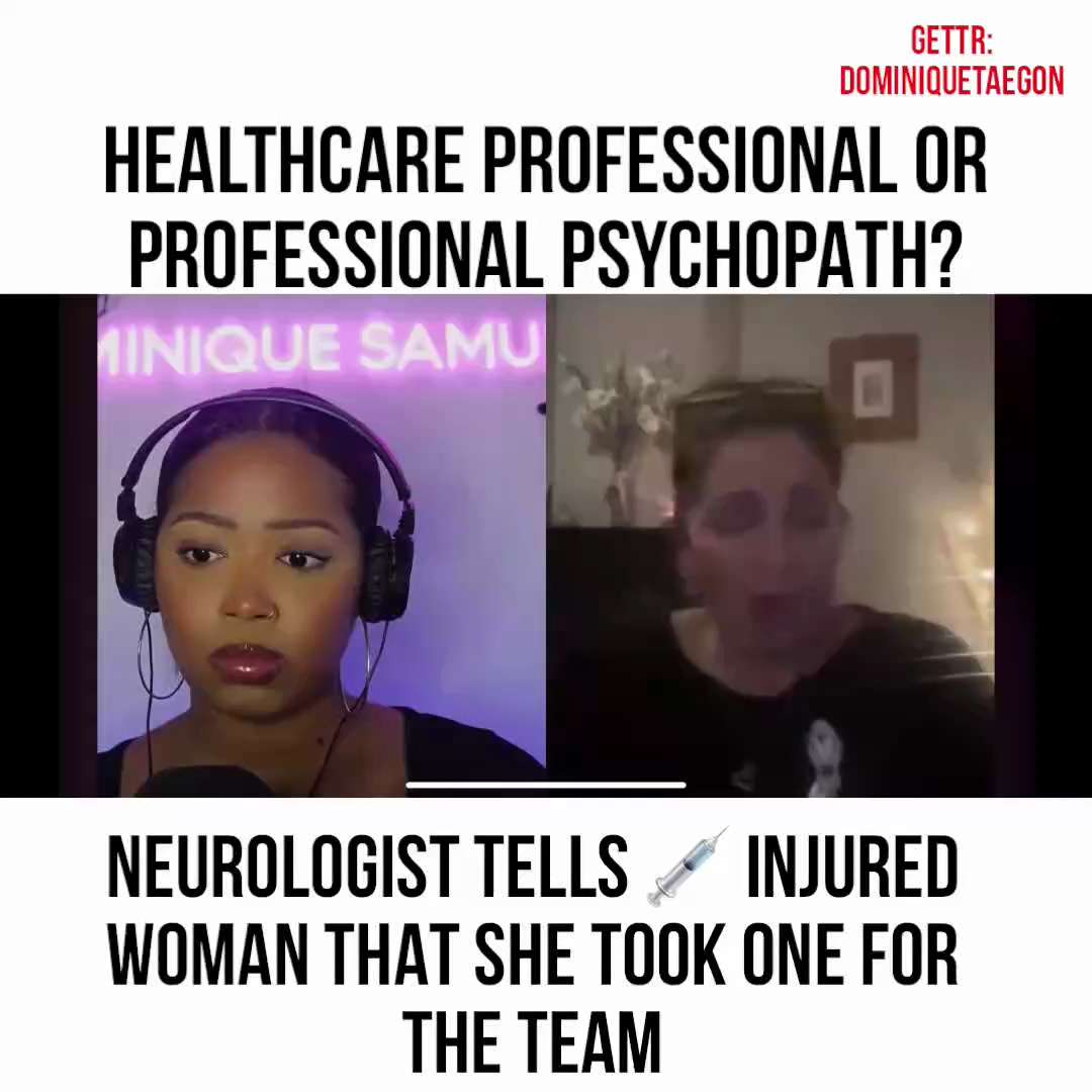 This was a shocking interview. I heard of how this woman has suffered blood clots on her internal or...