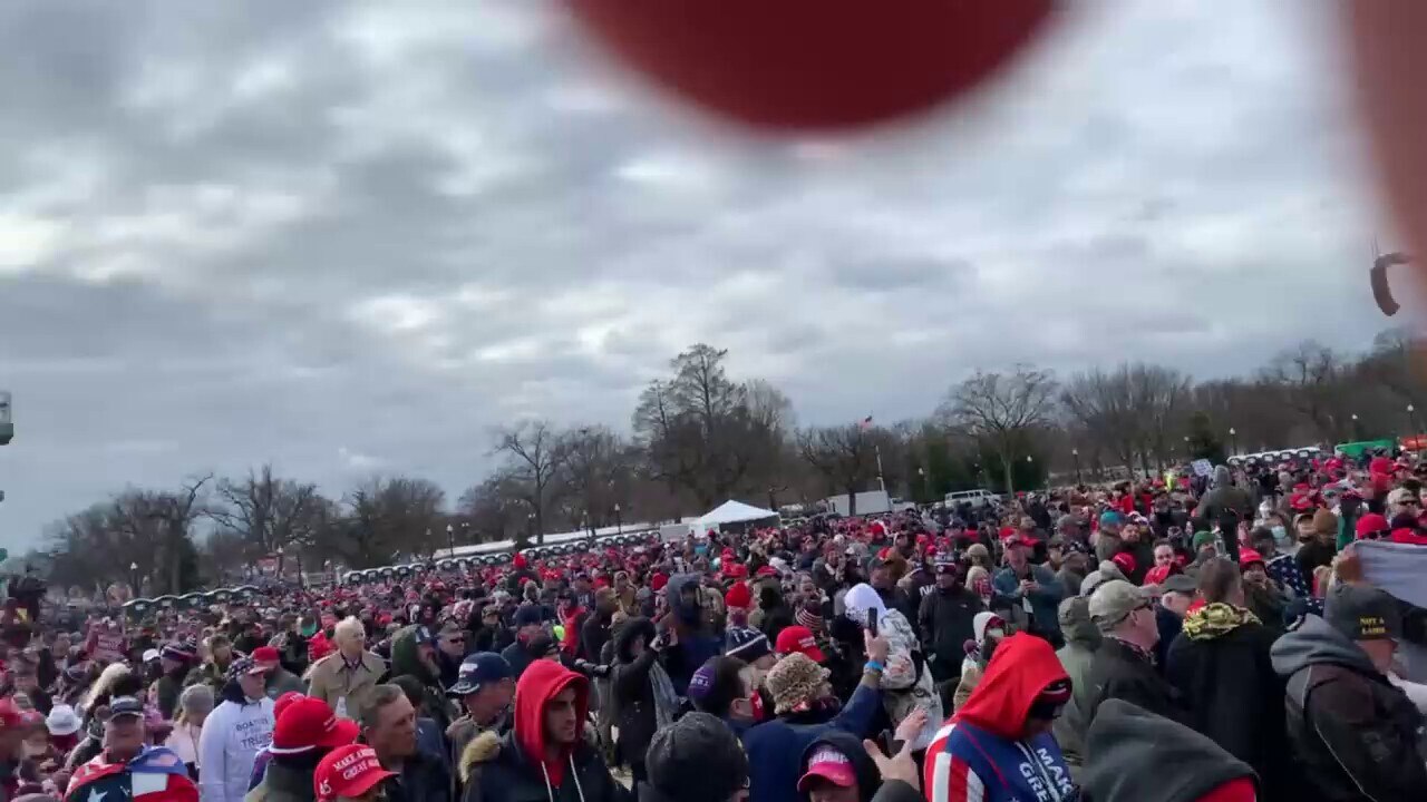 It was a long day and Patriots
stood there in freezing weather for
HOURS, waiting to hear from Trump...