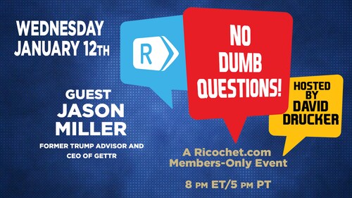 Don't forget to sign up for "No Dumb Questions”, our 
@Ricochet members-only webcast.  We are chatti...