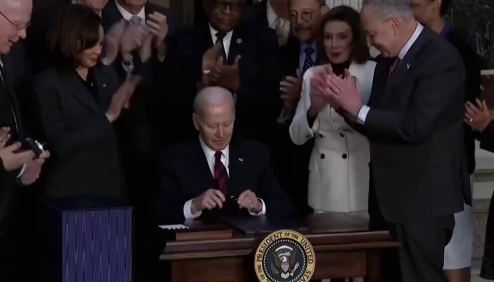 NOW - Biden signs $1.5T Consolidated Appropriations Act of 2022, which includes $13.6B in funding fo...