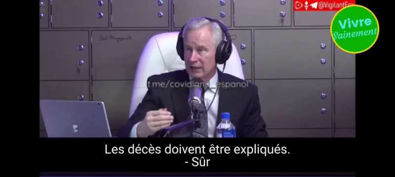 Dr Peter McCullough parle des morts après injection : « 86% du temps, il n'y a pas d'autre cause. 50...