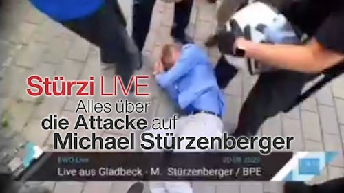 Stürzenberger LIVE auf GETTR – Alles über die feigen Attacken auf Stürzi in Gladbeck
