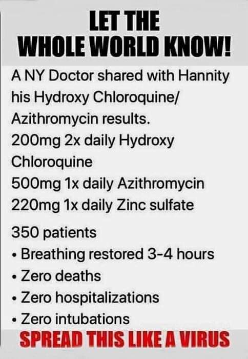 Why vaccine when this is available. Government stopping Dr's from prescribing this medicine.