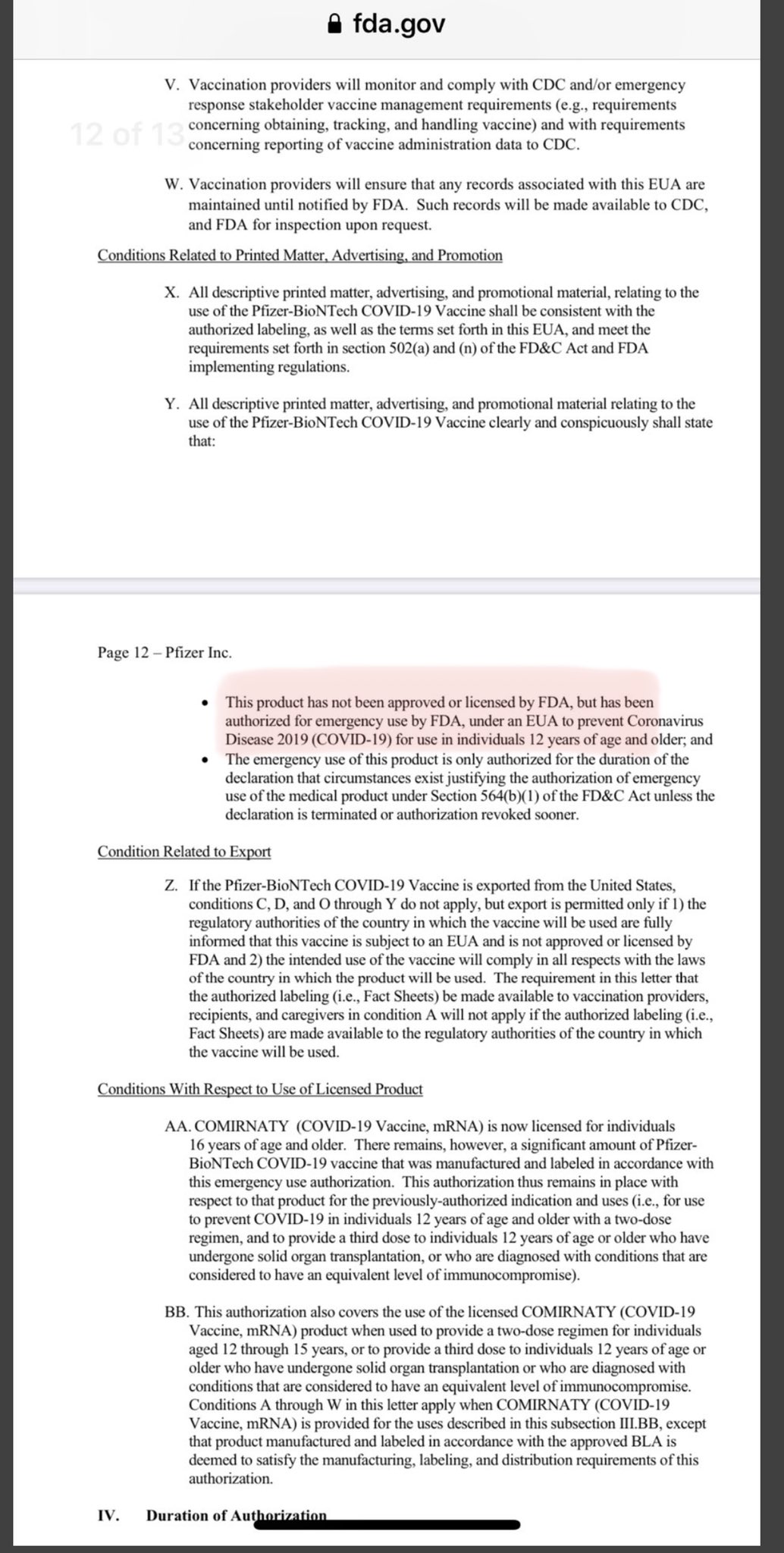 Patriots,

After reading through this drivel, I am NOT seeing where the FDA approved the pfizer jab....