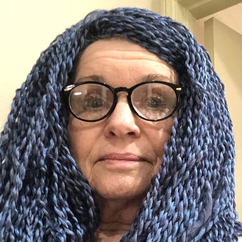 Don’t let the blue hair fool you…