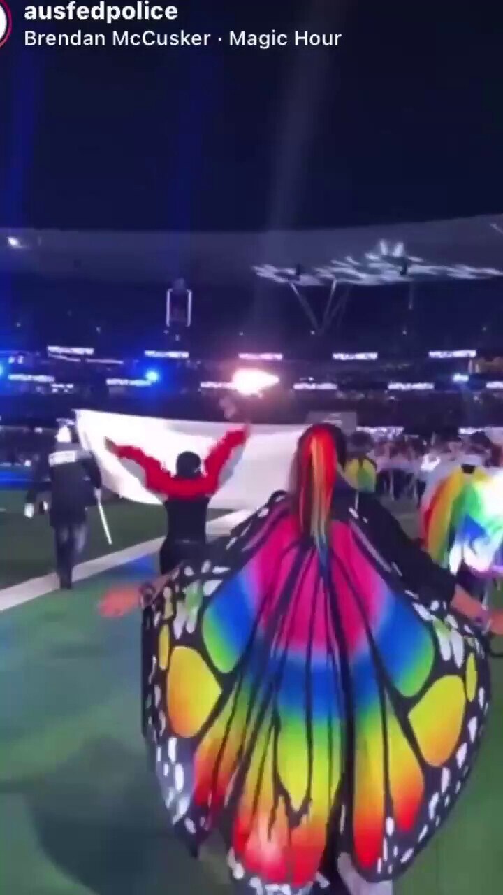 When Aussie police have a day off cracking freedom protesters skulls they clown around like this.

V...