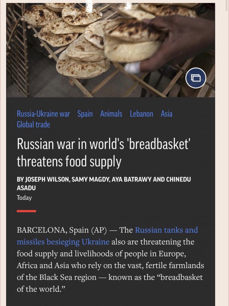 When bill gates started buying farms we knew a famine was coming soon… we were right!