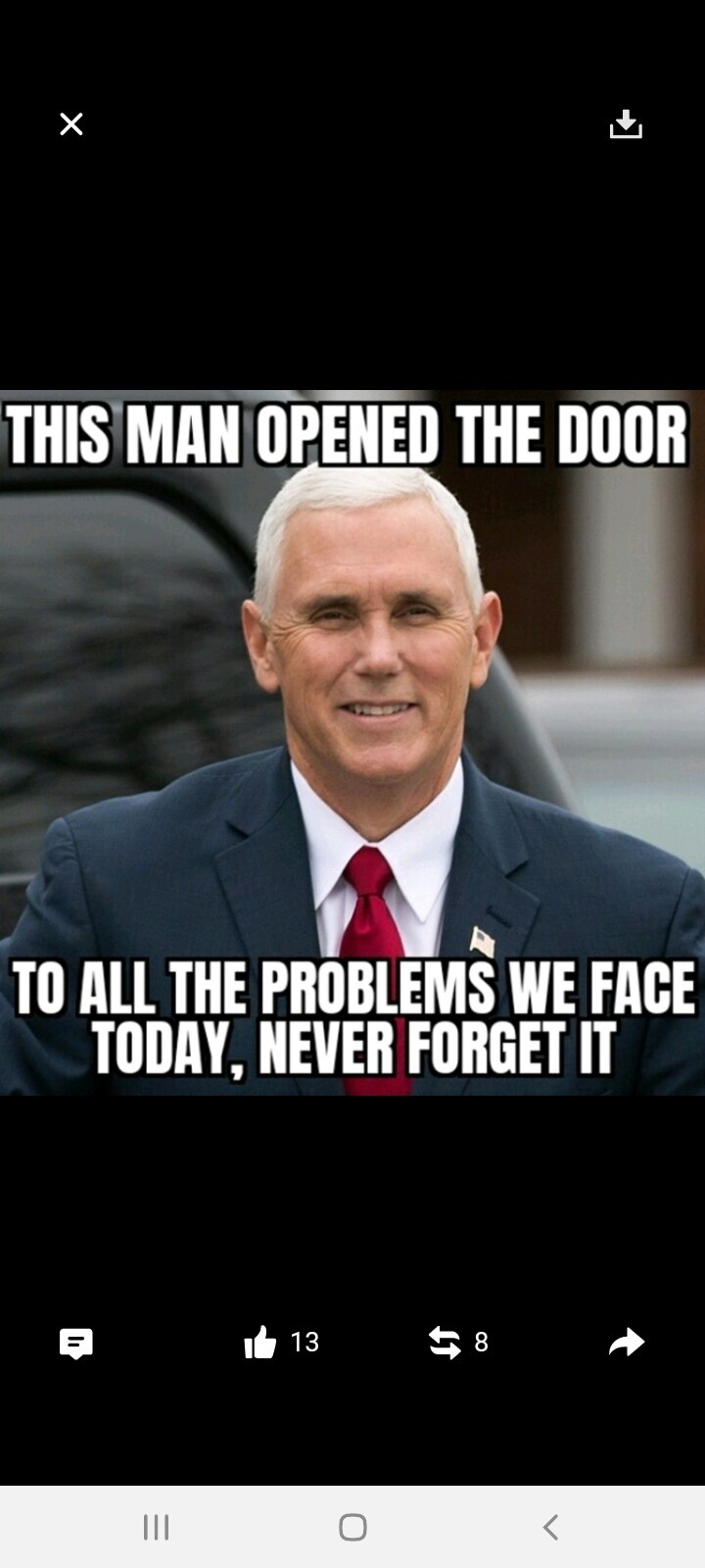 @katherine2022 What is with Pence. I never would have dreamed he was a traitor 2 yrs ago !!!! Dont anyone buy pence...