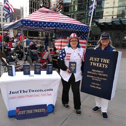 Publisher of the book series "Just The Tweets" MAGA Mom!  Love Trump and my Country.  If you don't, run along we have no...