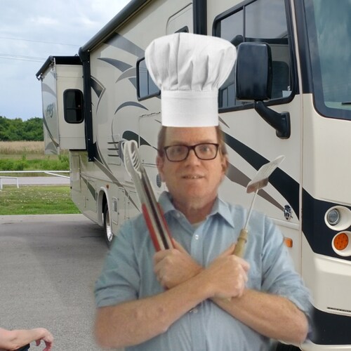 discussing budgeting, cooking, travel, RVing, and God the Father.