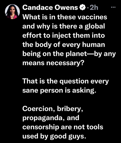 If People don't know why then [they] don't want to know why, [they] just want to Comply! Sheeple🐑🐑...