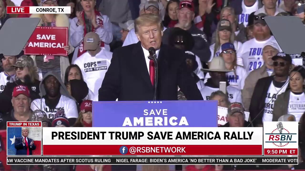 BREAKING: President Trump promises to PARDON Jan. 6 prisoners if he runs and wins in 2024