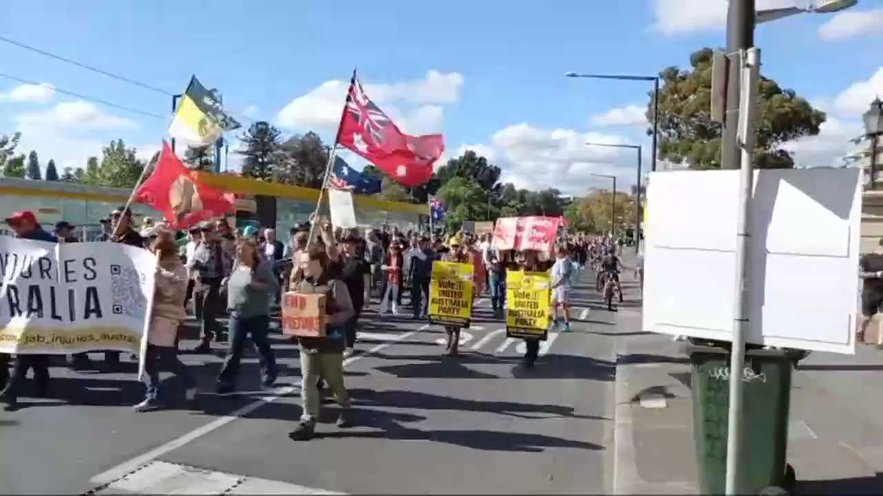 🇦🇺南澳大利亚阿德莱德自由集会 2022 年 5 月 14 日 
 🇦🇺 Freedom Rally Adelaide South Australia 14th May 2022