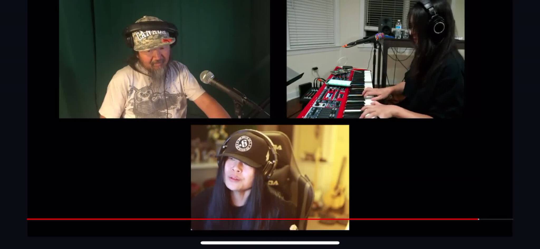 跨国线上合奏合唱神器直播测试成功！
钢琴🎹 坐标纽约
小唐姐 坐标加拿大
我们终于可以在GTV实现超低延迟连线直播啦！🥮🥮🥮🥮祝大家中秋节快乐！