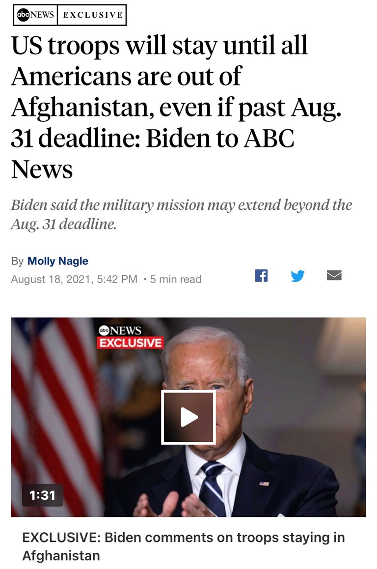Huh ?? Thatโs not what the Generals said today , Iโam I wrong ?