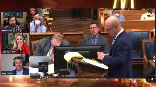 I just love the body language and the look of the Antifa\BLM scrotes attorney after he admitted Kyle...