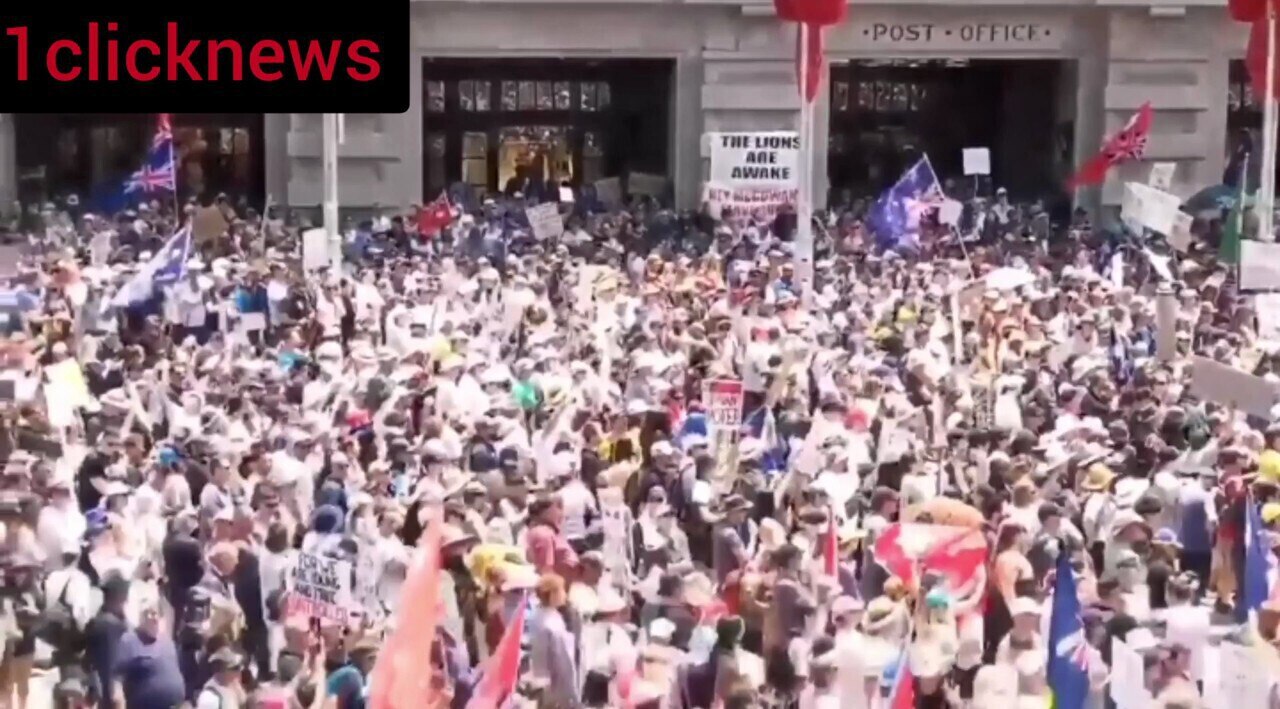 🇦🇺 Huge Freedom Rally Breaks Out In Perth, 
Westen Australia ✊