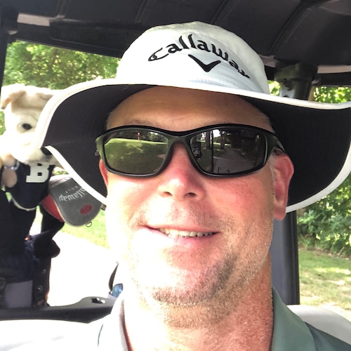 husband, father, veteran, golfer