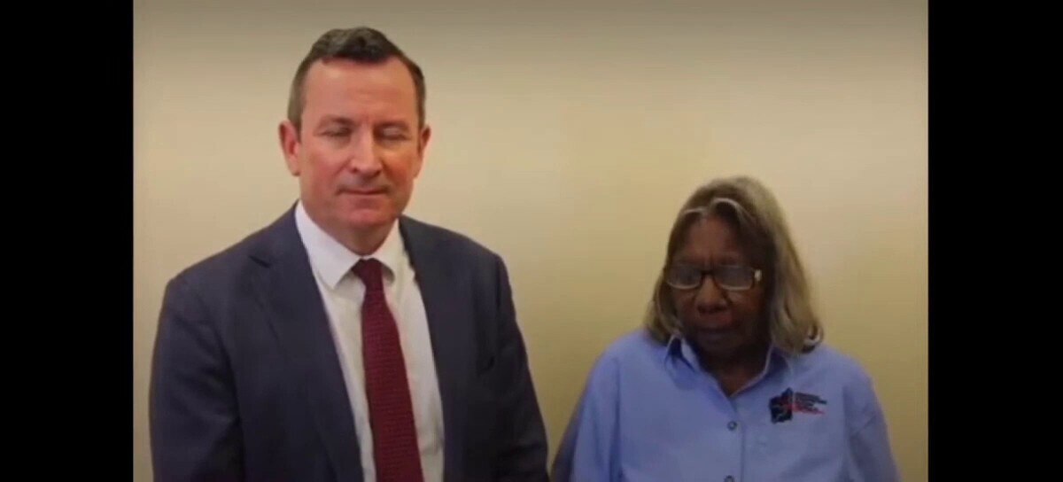 West Australian Premier #MarkMcGowan gets indigenous elder to translate English into English in orde...
