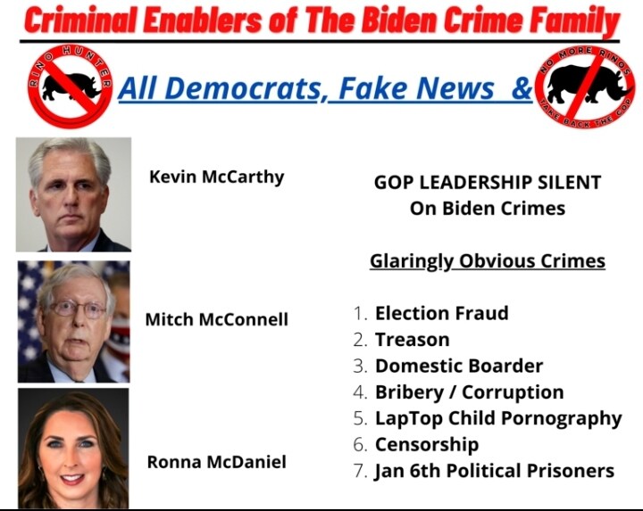 McConnell is really a Democrat anyway

Why is he even still in the Republican party? Eject him

And McCarty 
They are Evil