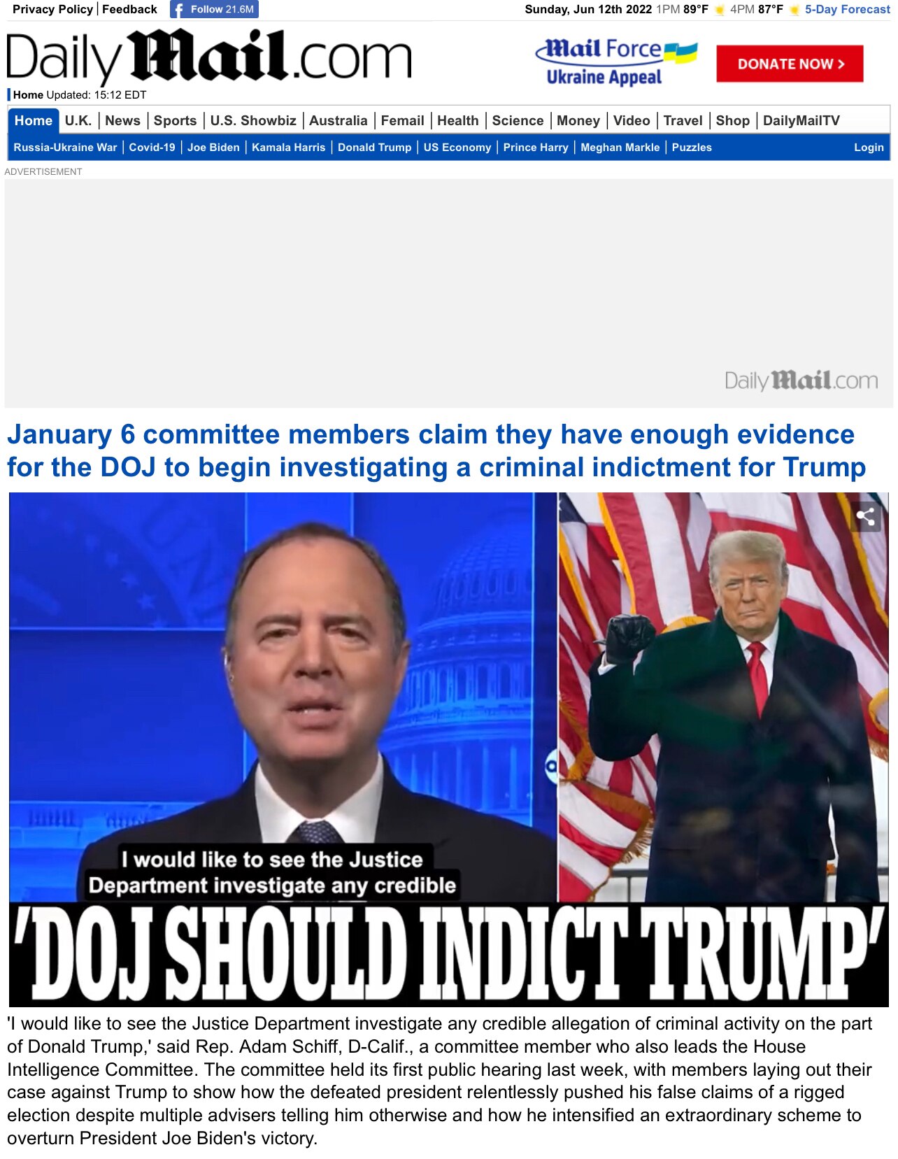 This is the entire objective of this exercise — they can’t beat Trump at the ballot box so they MUST...