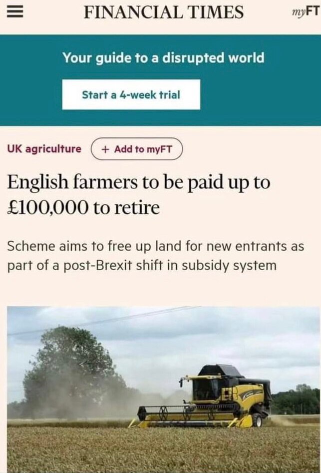  The asset grab of everything continues. 
#NoFarmsNoFood 