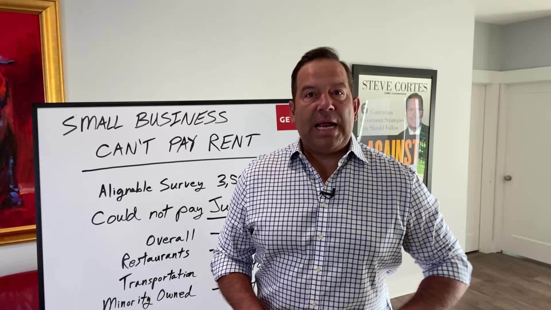 Small Businesses can’t even pay rent!

Main St is clearly in a Recession.

See the staggering number...