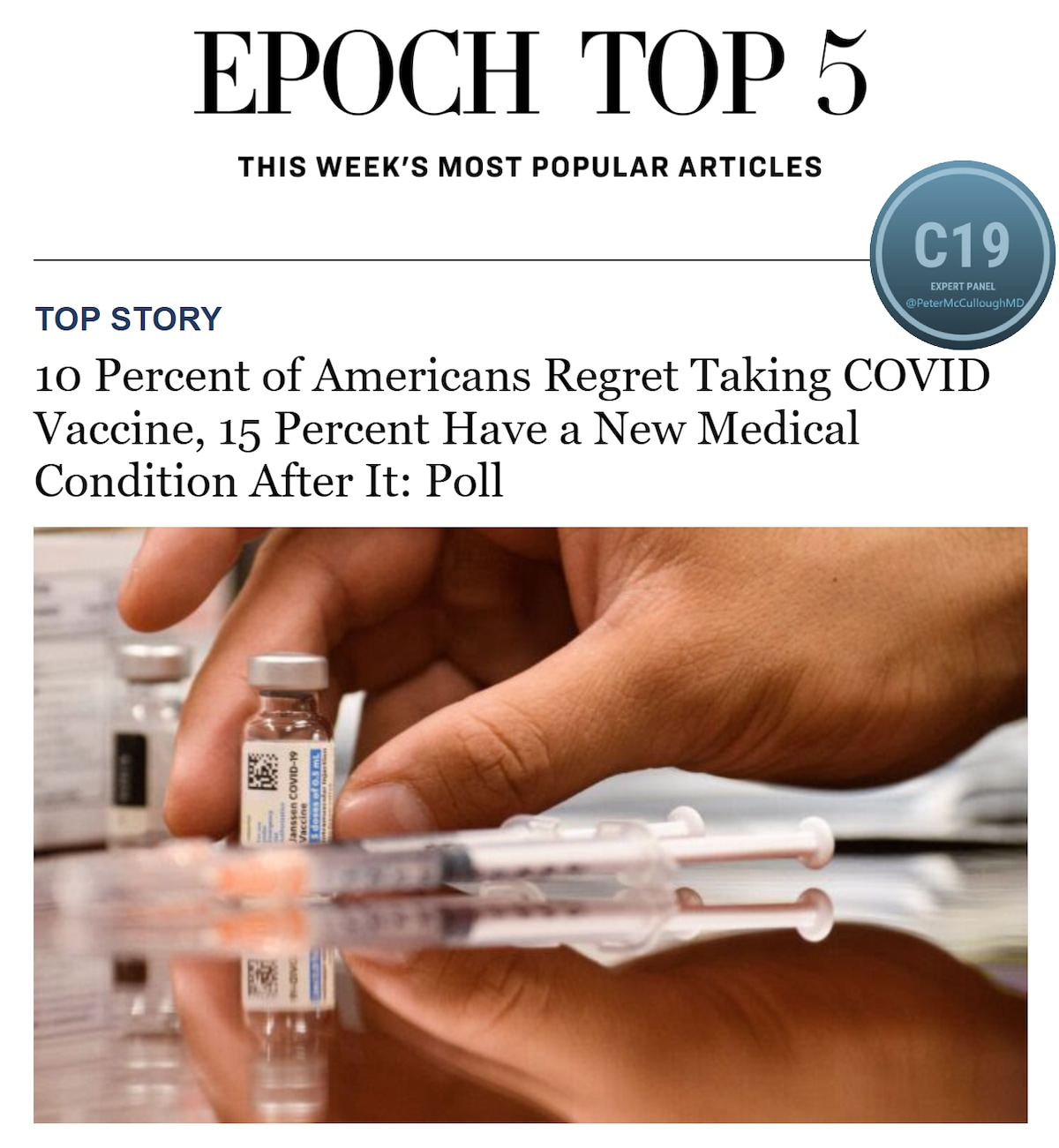 This story made the top five this week because so many Americans have been burned with the COVID-19 ...