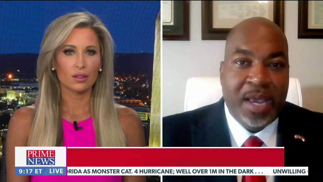 North Carolina Lt. Gov. Mark Robinson speaks on the Democrat crime wave sweeping the nation. In resp...