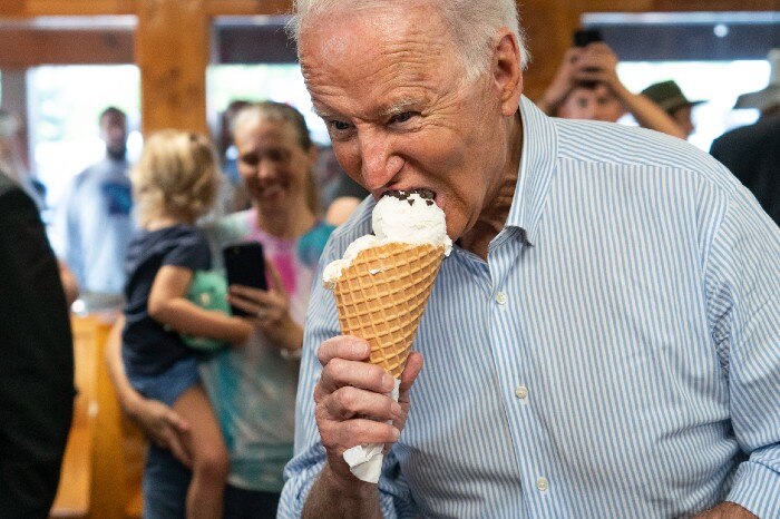 Joe Biden visits the Border. 

