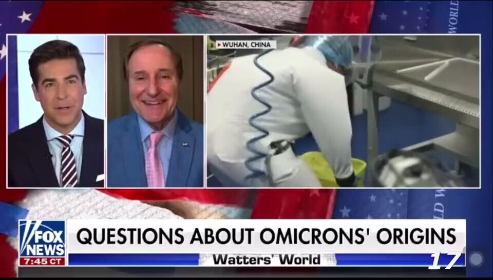 BREAKING: Jesse Watters and Dr Steve Quay discuss the questions around Omicron’s possible origin in a South Africa lab 

