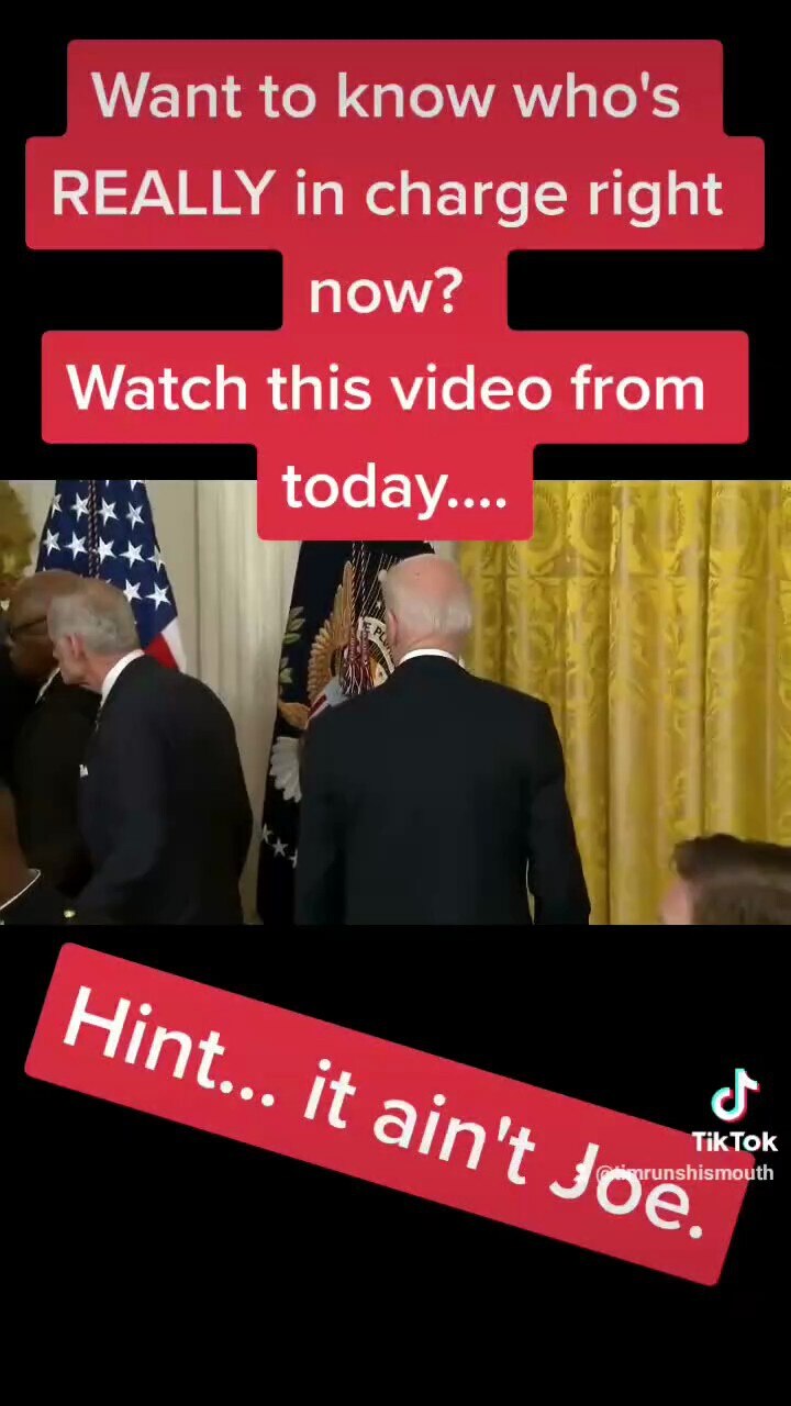 Want to know who's really in charge?  Watch this video...