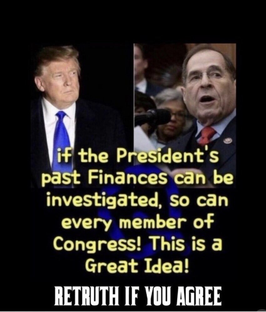 Every member of Congress needs to be investigated...AND no law can be PASSED unless EVERYONE
 PRESID...