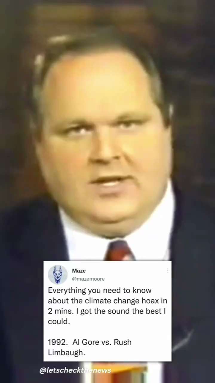 Limbaugh knew what was up! 

