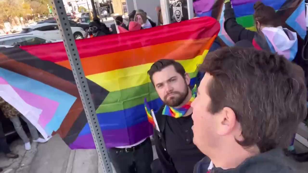 Prime Time Alex Stein #99 fearlessly faces down armed ANTIFA