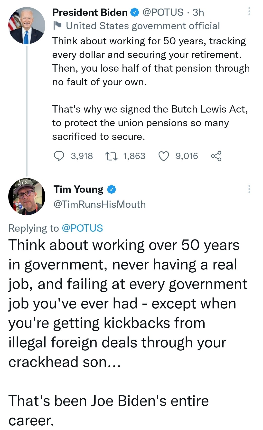 View Tim Young's post on GETTR. Join the discussion, share your thoughts, and connect with the community.